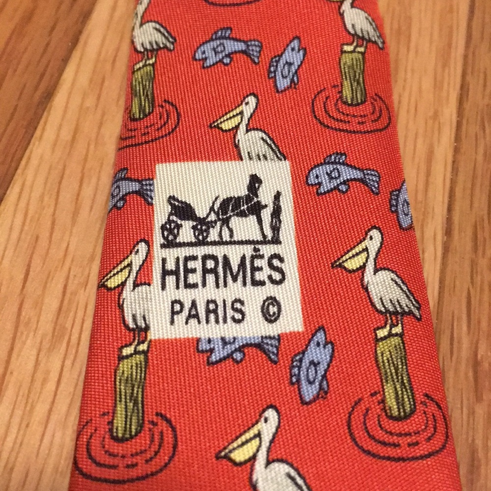 Hermès Paris 100% Silk Tie